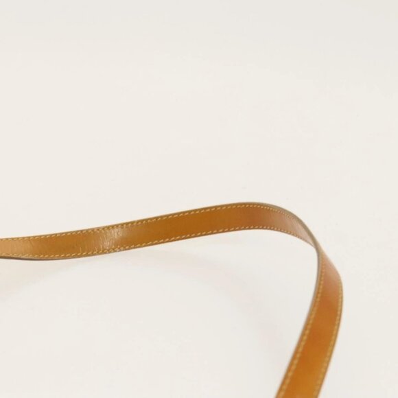 Salvatore Ferragamo Shoulder Bag Patent leather Gold Beige Auth 98765 - Picture 9 of 16